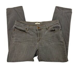 Eileen Fisher Grey Wash Organic Cotton Jeans Women's Sz 12 Sustainable Fashion